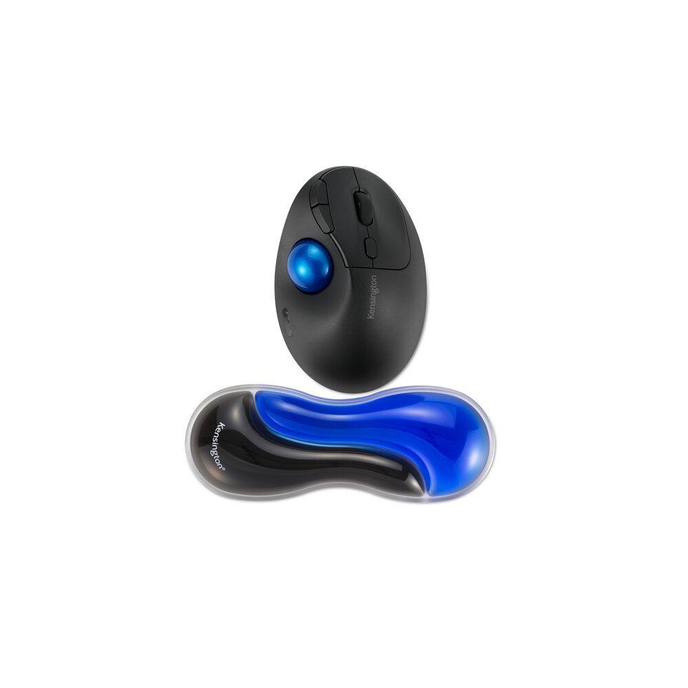 Slim Duo Gel Mouse/Trackball Wrist Rest - Blue