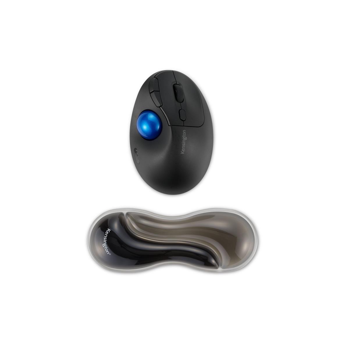 Slim Duo Gel Mouse/Trackball Wrist Rest - Gray