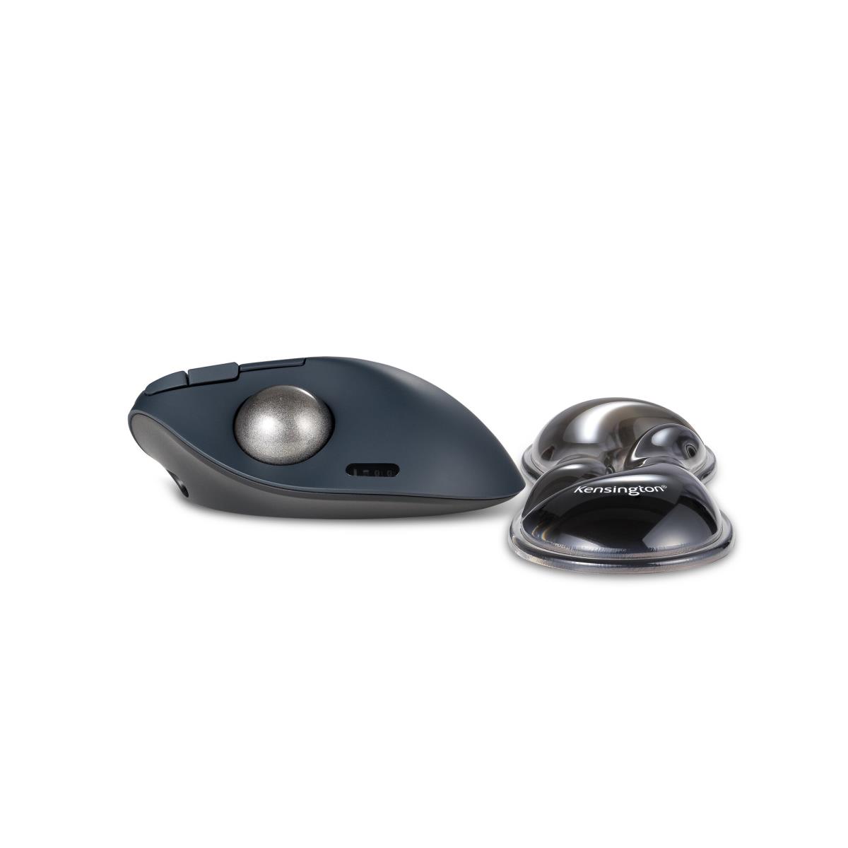 Slim Duo Gel Mouse/Trackball Wrist Rest - Gray