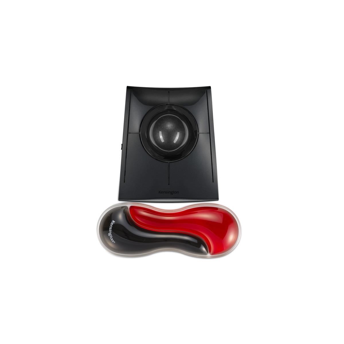 Slim Duo Gel Mouse/Trackball Wrist Rest - Red