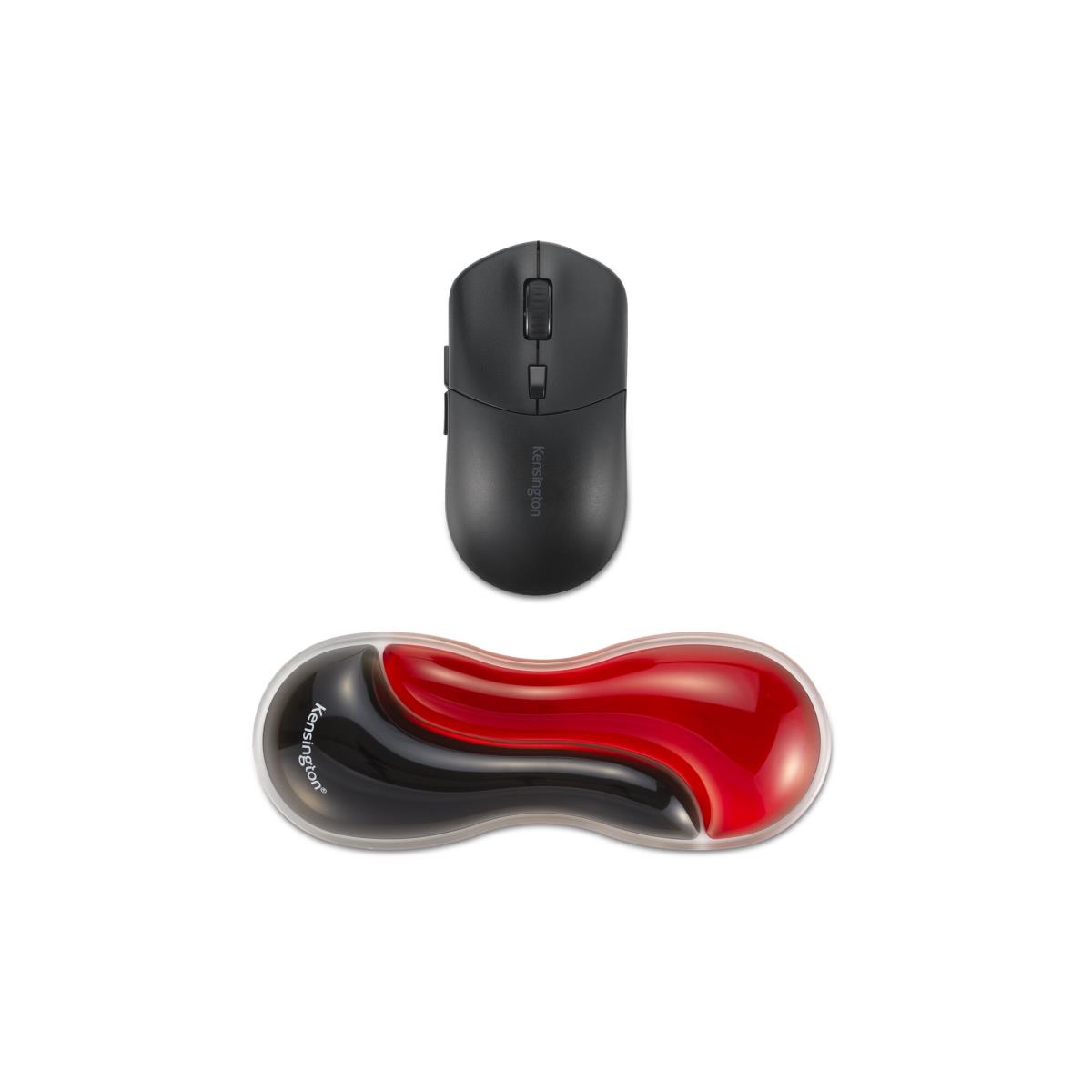 Slim Duo Gel Mouse/Trackball Wrist Rest - Red