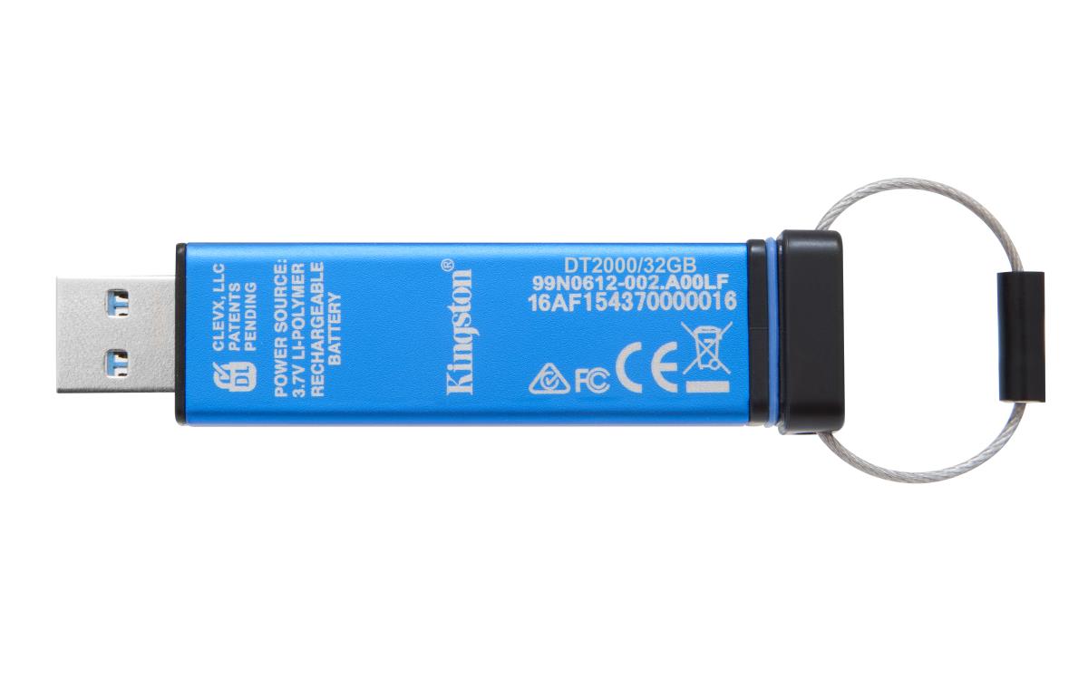 Datatraveler 2000 - 32GB USB Stick - USB 3.0 - Aes 256-bit Hardware-based Data Encryption