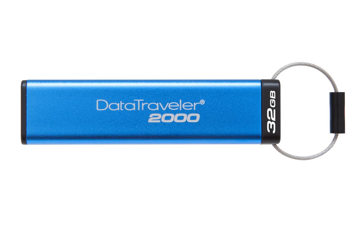 Datatraveler 2000 - 32GB USB Stick - USB 3.0 - Aes 256-bit Hardware-based Data Encryption