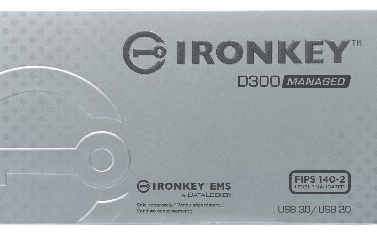 Ironkey D300 - 8GB USB Stick - USB 3.0 - Managed Encrypted FIPS 140-2 Level 3