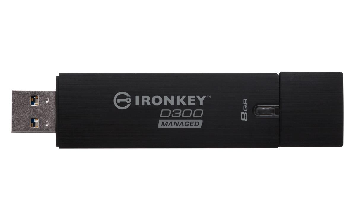 Ironkey D300 - 8GB USB Stick - USB 3.0 - Managed Encrypted FIPS 140-2 Level 3