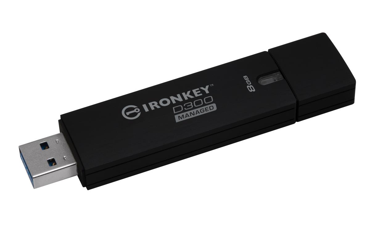 Ironkey D300 - 8GB USB Stick - USB 3.0 - Managed Encrypted FIPS 140-2 Level 3