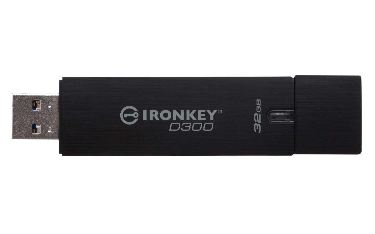 Ironkey D300 - 32GB USB Stick - USB 3.0 - Encrypted FIPS 140-2 Level 3