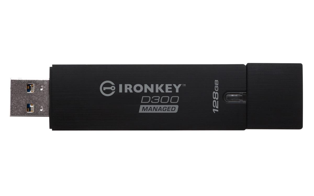 Ironkey D300 - 128GB USB Stick - USB 3.0 - Managed Encrypted FIPS 140-2 Level 3