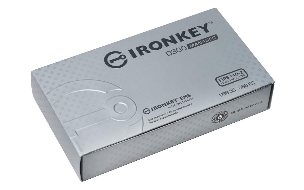 Ironkey D300 - 128GB USB Stick - USB 3.0 - Managed Encrypted FIPS 140-2 Level 3
