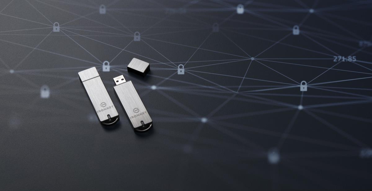 Ironkey S1000 Enterprise Model - 128GB USB Stick - USB 3.0 - Aes 256-bit Hardware-based Data Encryption