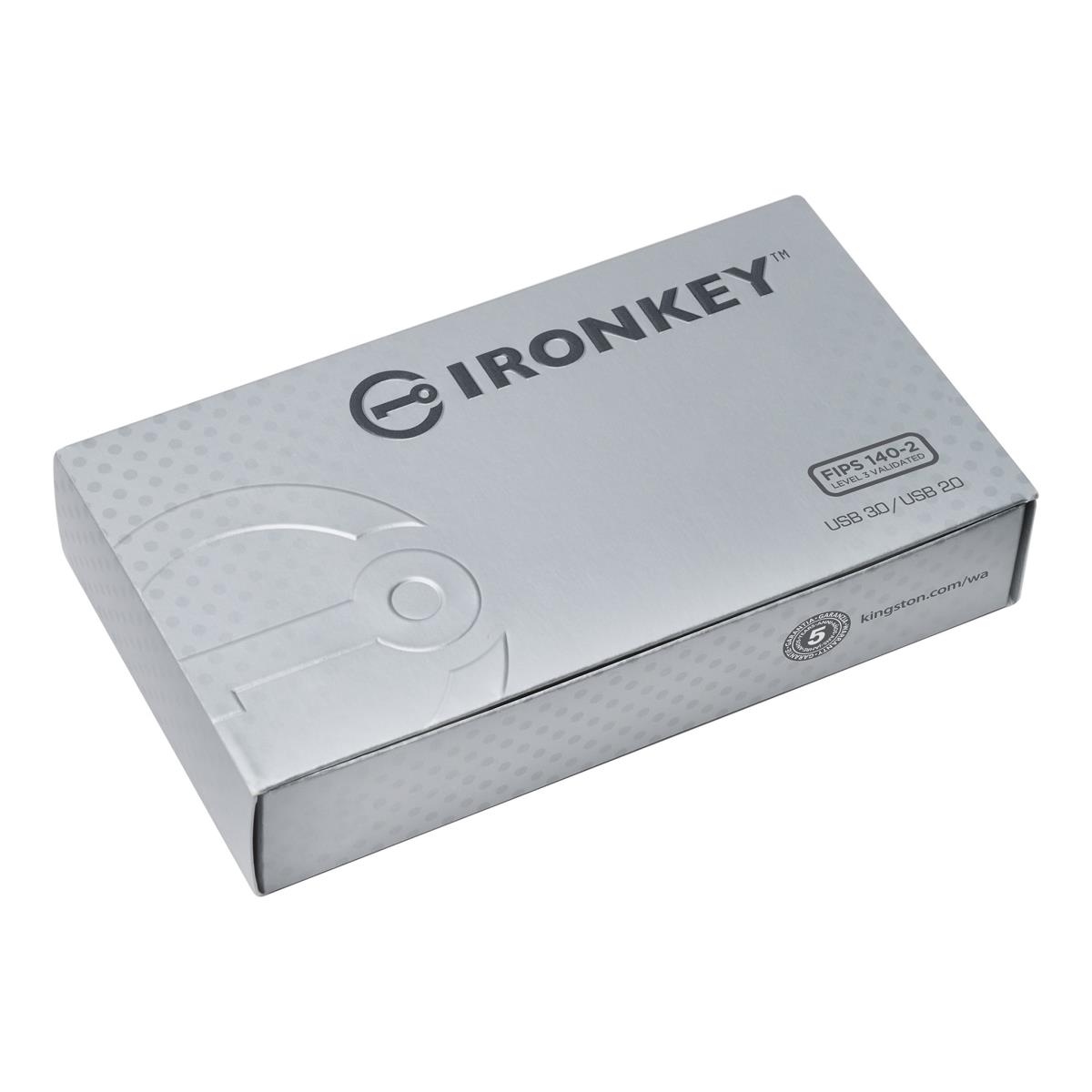 Ironkey S1000 Enterprise Model - 128GB USB Stick - USB 3.0 - Aes 256-bit Hardware-based Data Encryption