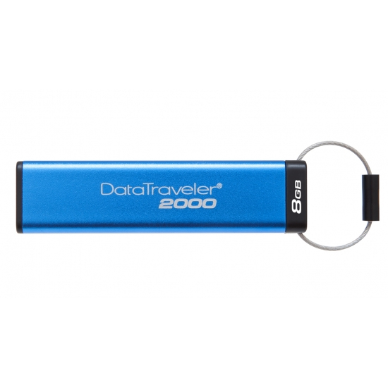 Datatraveler 2000 - 8GB USB Stick - USB 3.0 - Aes 256-bit Hardware-based Data Encryption
