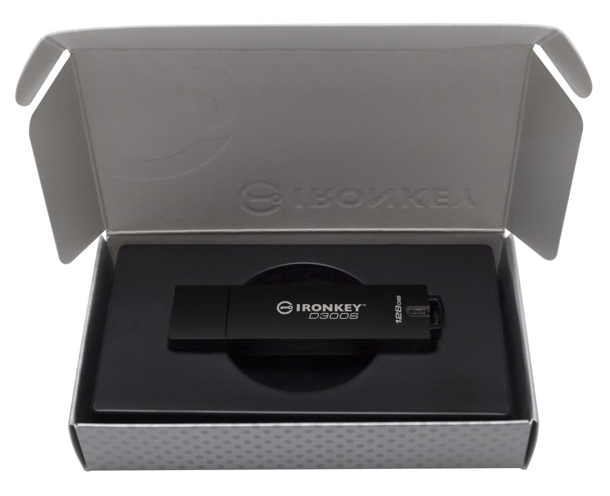 Ironkey D300s - 128GB USB Stick - USB 3.1 - Xts Encrypted FIPS 140-2 Level 3