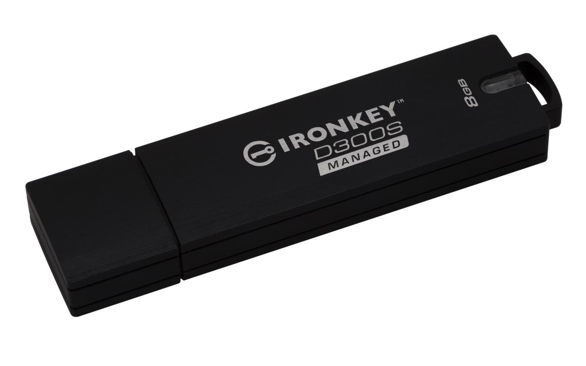 Ironkey D300 - 8GB USB Stick - USB 3.0 - Serialized Managed Encrypted FIPS 140-2 Level 3