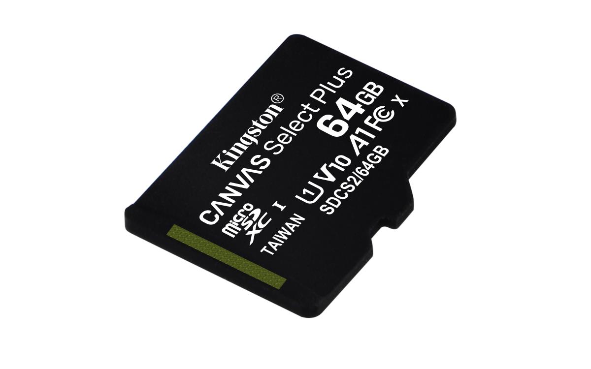 Micro Sdxc Card - Canvas Select Plus - 64GB - A1 C10 With Adapter