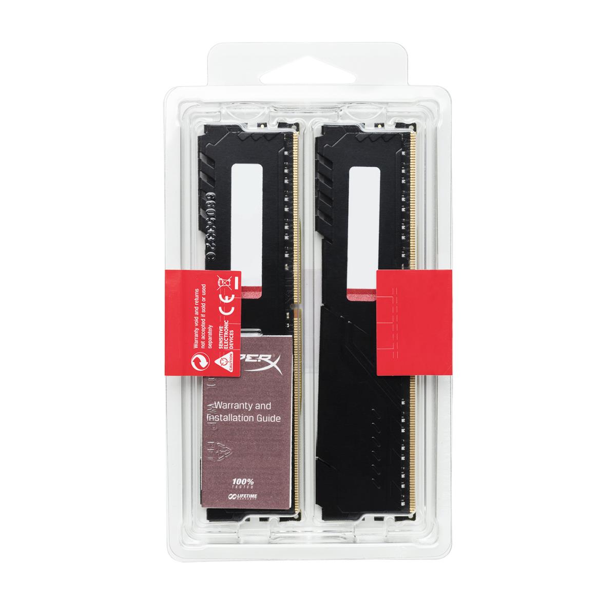 Hyperx Fury Black 16GB Kit Of 2 Ddr4 3600MHz Cl17