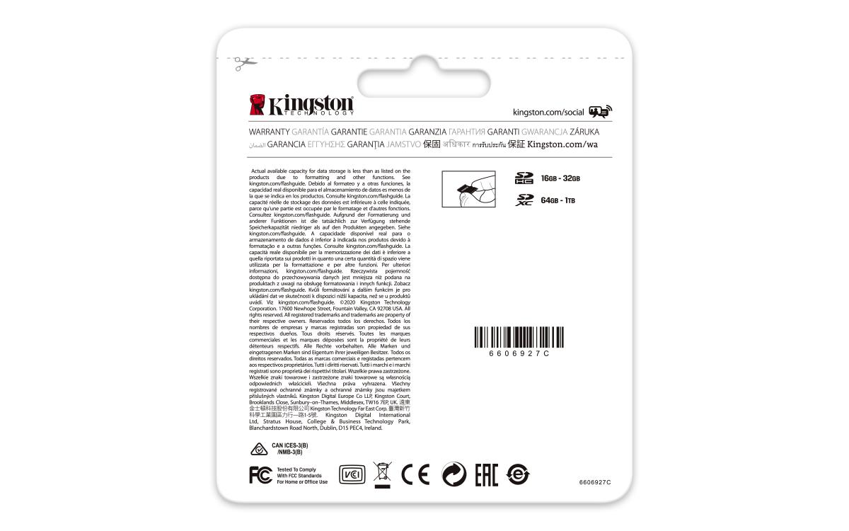 Micro Sdxc Card - Canvas Go Plus  - 64GB - Cl10 - Uhs-l U3 With Sd Adapter