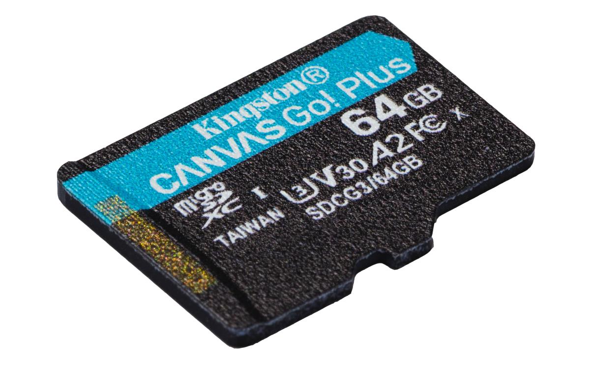 Micro Sdxc Card - Canvas Go Plus  - 64GB - Cl10 - Uhs-l U3 Without Sd Adapter