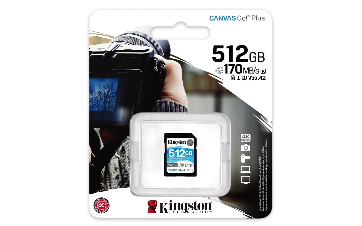 Sdxc Card - Canvas Go Plus  - 512GB - Cl10 - Uhs-l U3