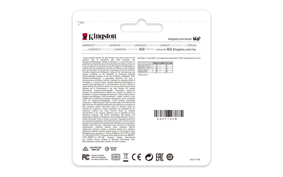 Datatraveler 70 - 64GB USB Stick - USB 3.2 / USB C