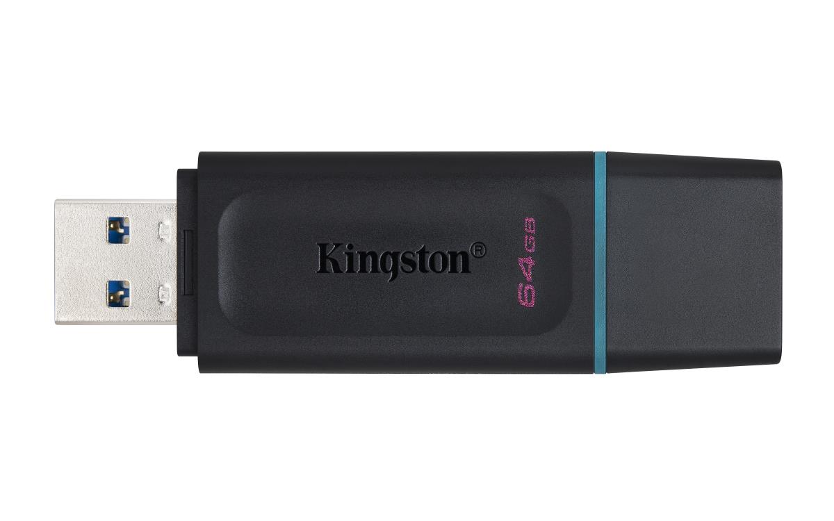Datatraveler Exodia - 64GB USB Stick - USB 3.2 - Black + Teal