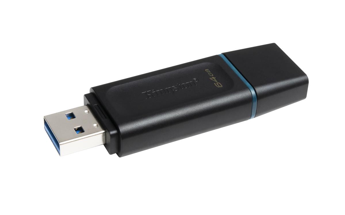 Datatraveler Exodia - 64GB USB Stick - USB 3.2 - Black + Teal