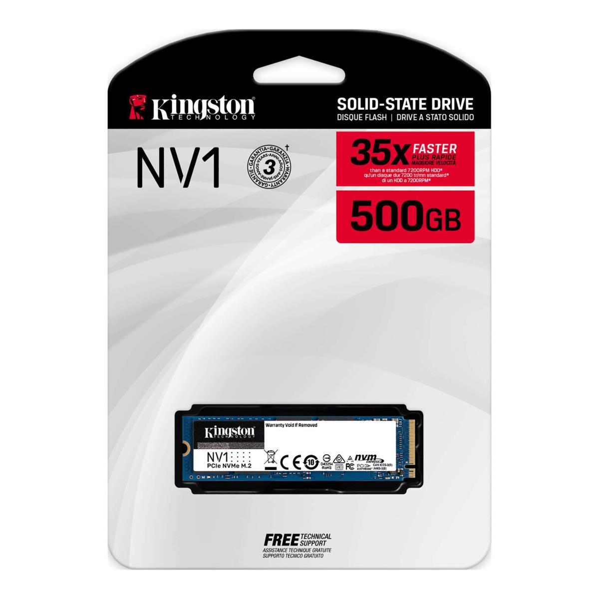 SSD Nv1 500GB Nvme M.2 2280 Pci-e