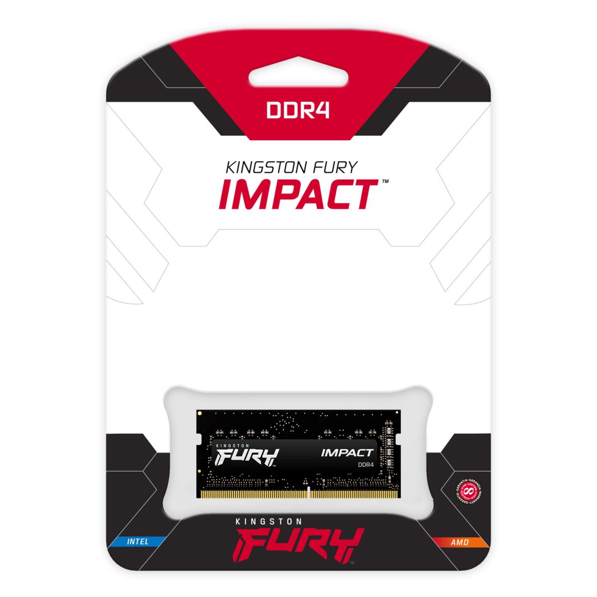 16GB Ddr4-3200MHz Cl20 SoDIMM Fury Impact