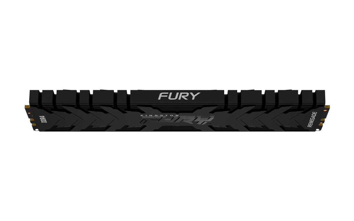 16GB Ddr4 4000MHz Cl19 DIMM 1gx8 Fury Renegade Black