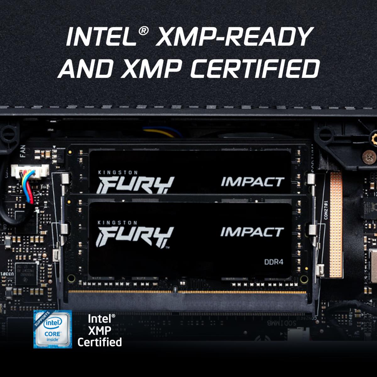 32GB Ddr4 2666MHz Cl15 SoDIMM (kit Of 2) 1gx8 Fury Impact