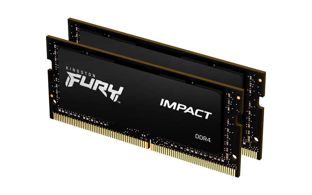 32GB Ddr4 2666MHz Cl15 SoDIMM (kit Of 2) 1gx8 Fury Impact