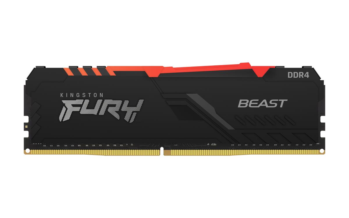 16GB Ddr4 3200MHz Cl16 DIMM (kit Of 2) Fury Beast Rgb