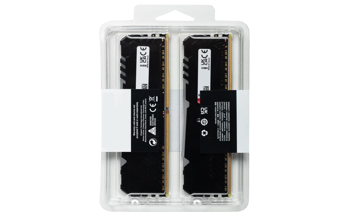 16GB Ddr4 3200MHz Cl16 DIMM (kit Of 2) Fury Beast Rgb