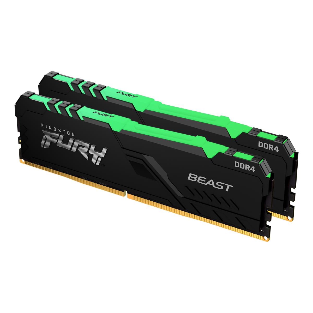 32GB Ddr4 3600MHz Cl18 DIMM (kit Of 2) Fury Beast Rgb