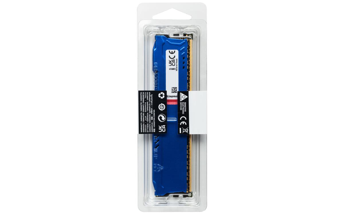 4GB DDR3 1600MHz Cl10 DIMM Fury Beast Blue