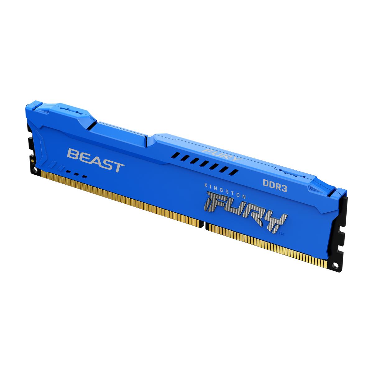 4GB DDR3 1600MHz Cl10 DIMM Fury Beast Blue