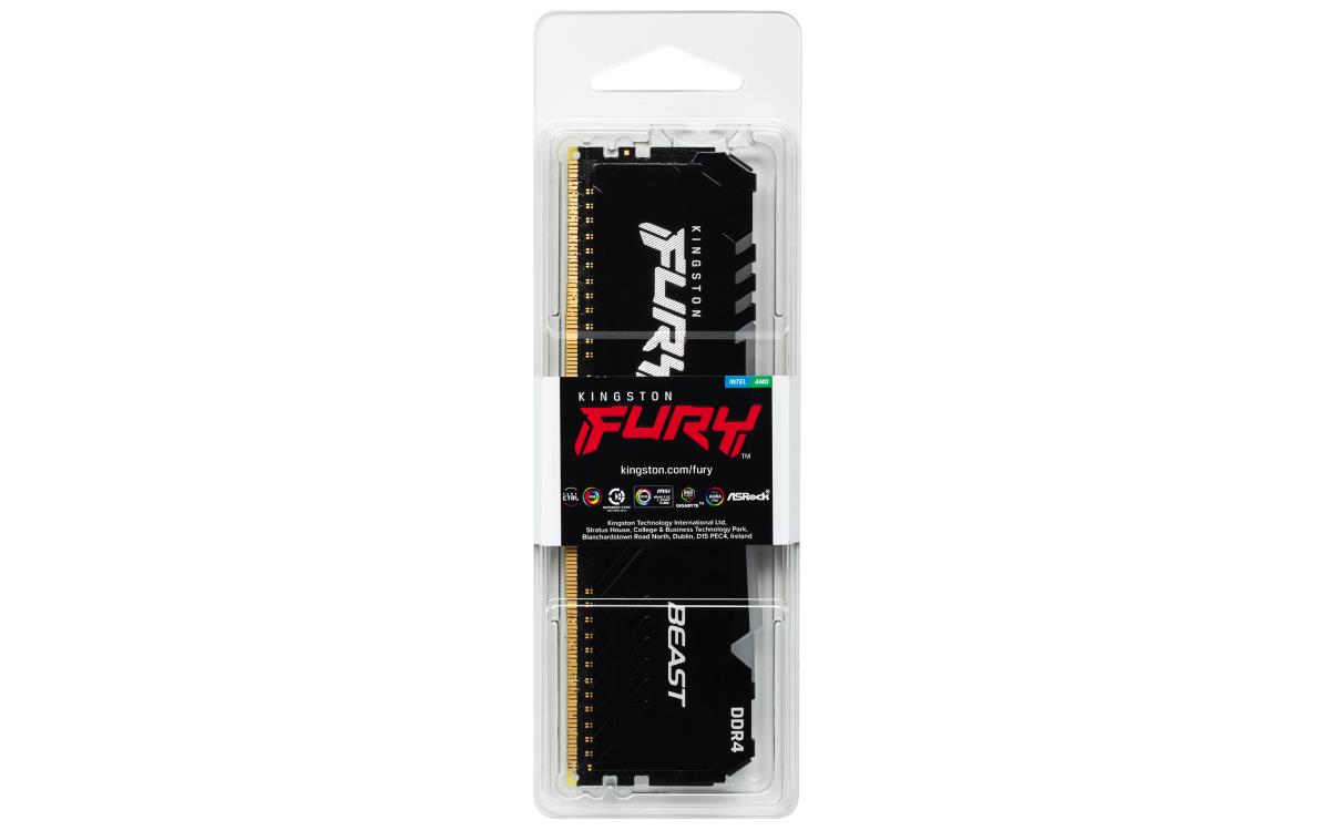 8GB Ddr4 2666MHz Cl16 DIMM Fury Beast Rgb