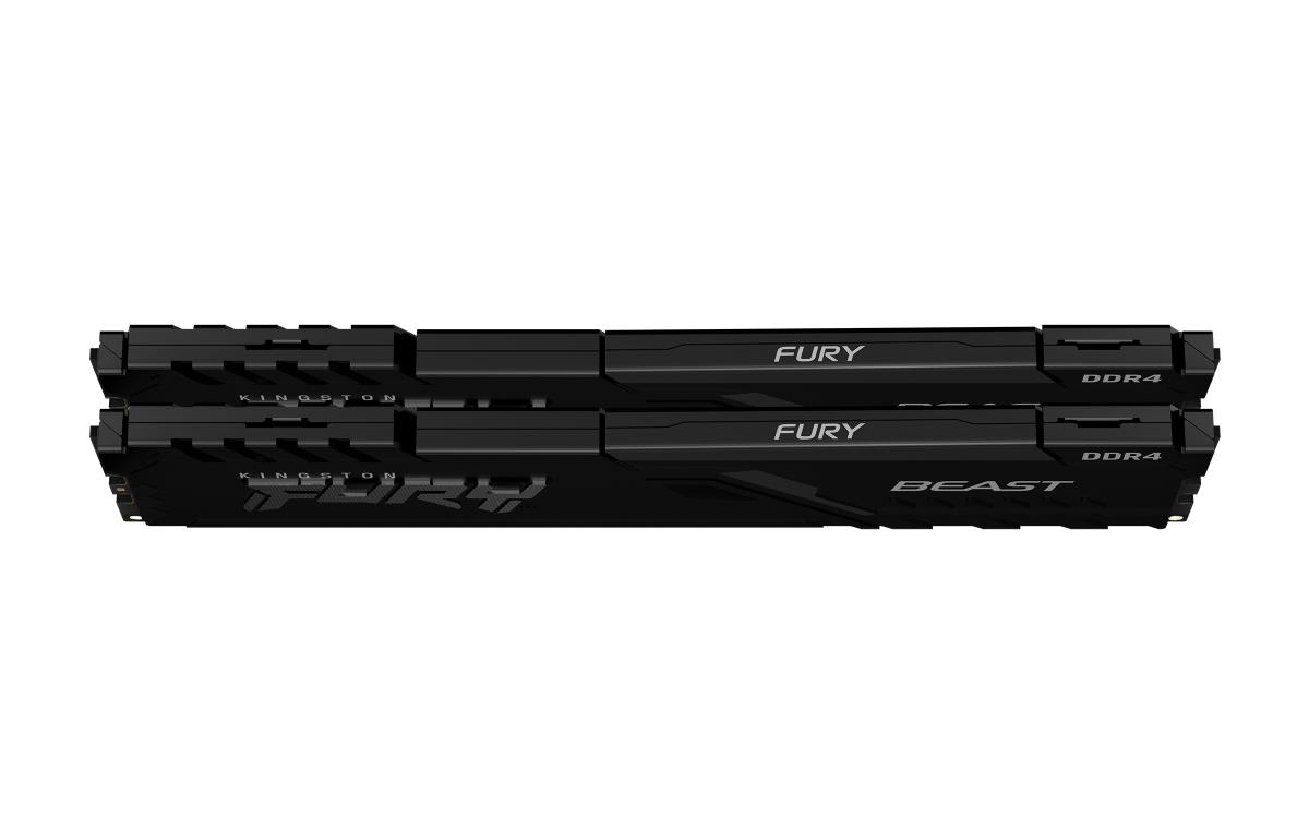 32GB Ddr4 2666MHz Cl16 DIMM (kit Of 2) Fury Beast Black