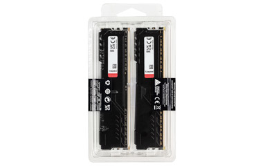 32GB Ddr4 2666MHz Cl16 DIMM (kit Of 2) Fury Beast Black