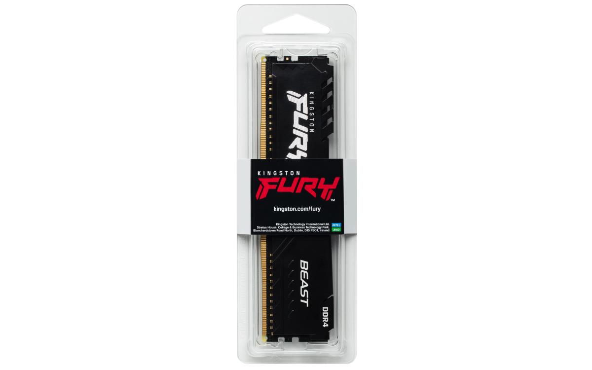 4GB Ddr4 2666MHz Cl16 DIMM Fury Beast Black