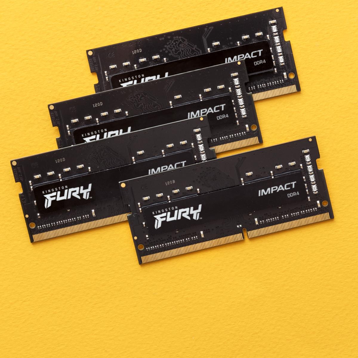 16GB Ddr4 2666MHz Cl15 SoDIMM (kit Of 2) Fury Impact