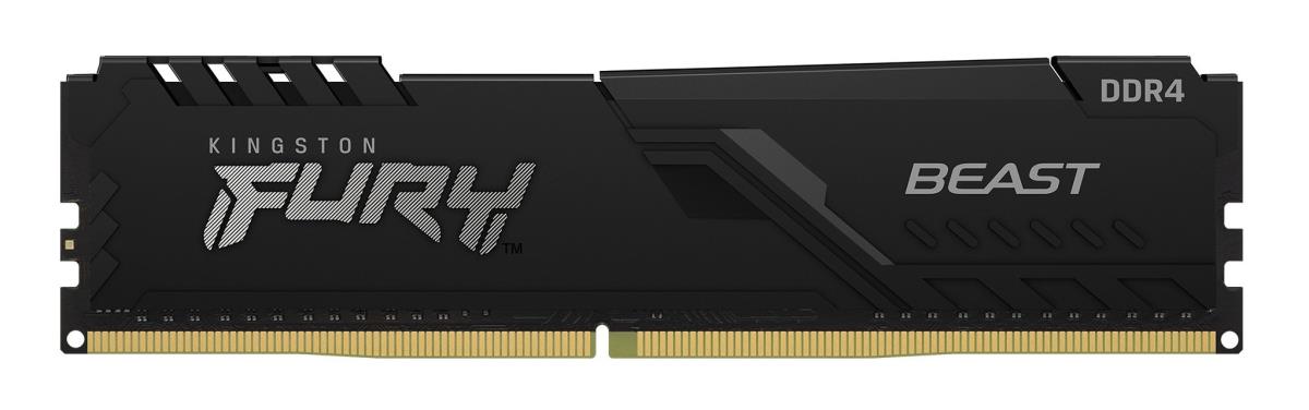 16GB Ddr4 3200MHz Cl16 DIMM 1gx8 Fury Beast Black
