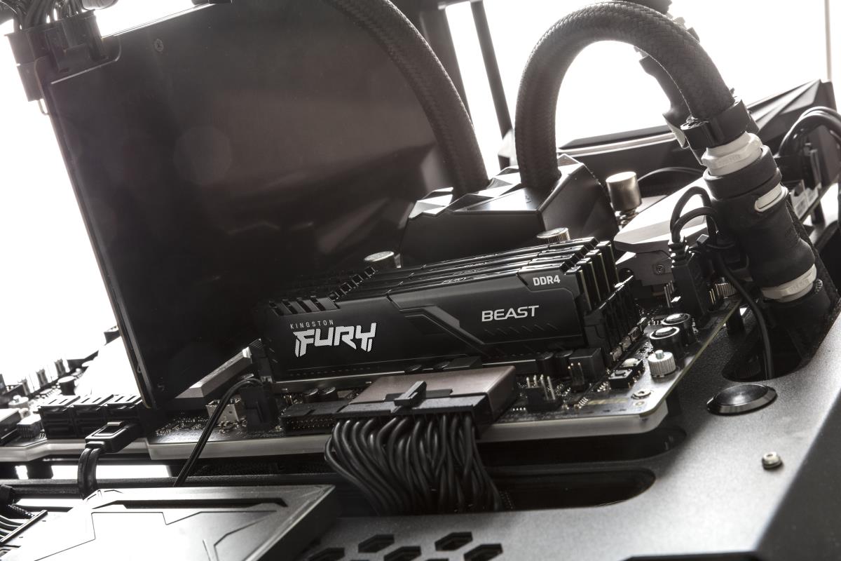 16GB Ddr4 3200MHz Cl16 DIMM 1gx8 Fury Beast Black
