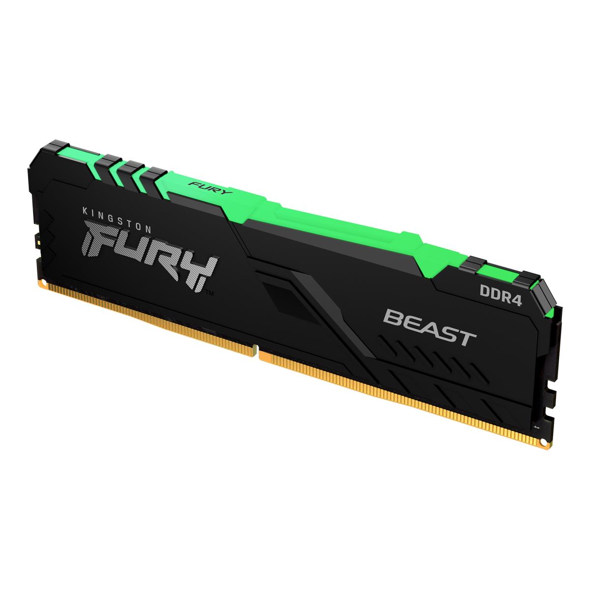 16GB Ddr4 3200MHz Cl16 DIMM 1gx8 Fury Beast Rgb