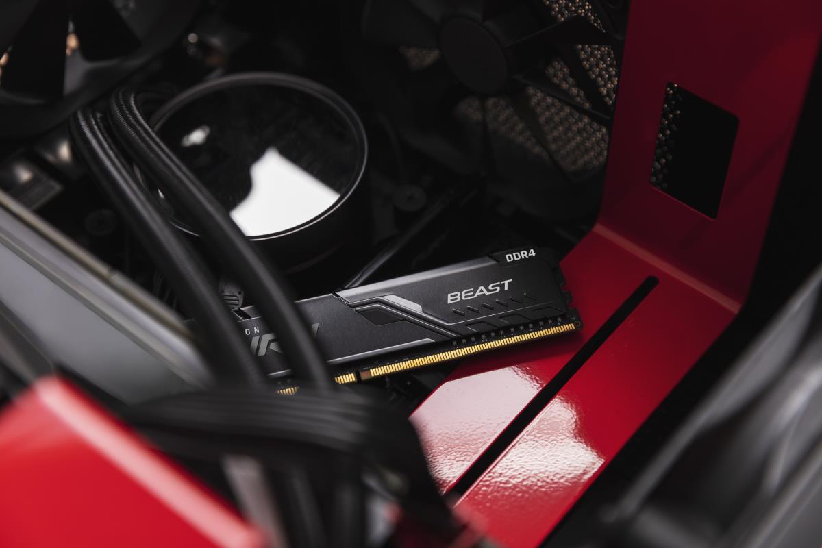 4GB Ddr4 3200MHz Cl16 DIMM Fury Beast Black