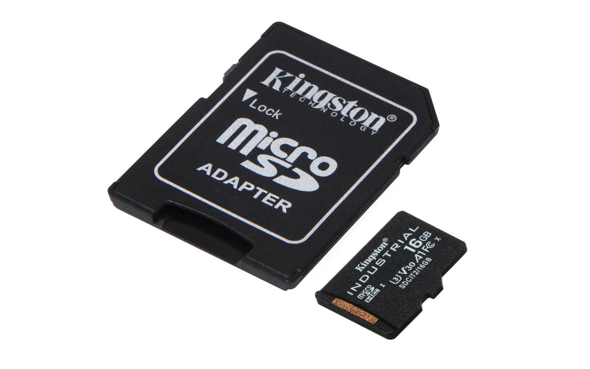 16GB Micro Sdhc Class 10 A1 Pslc Industrial Card With Adapter