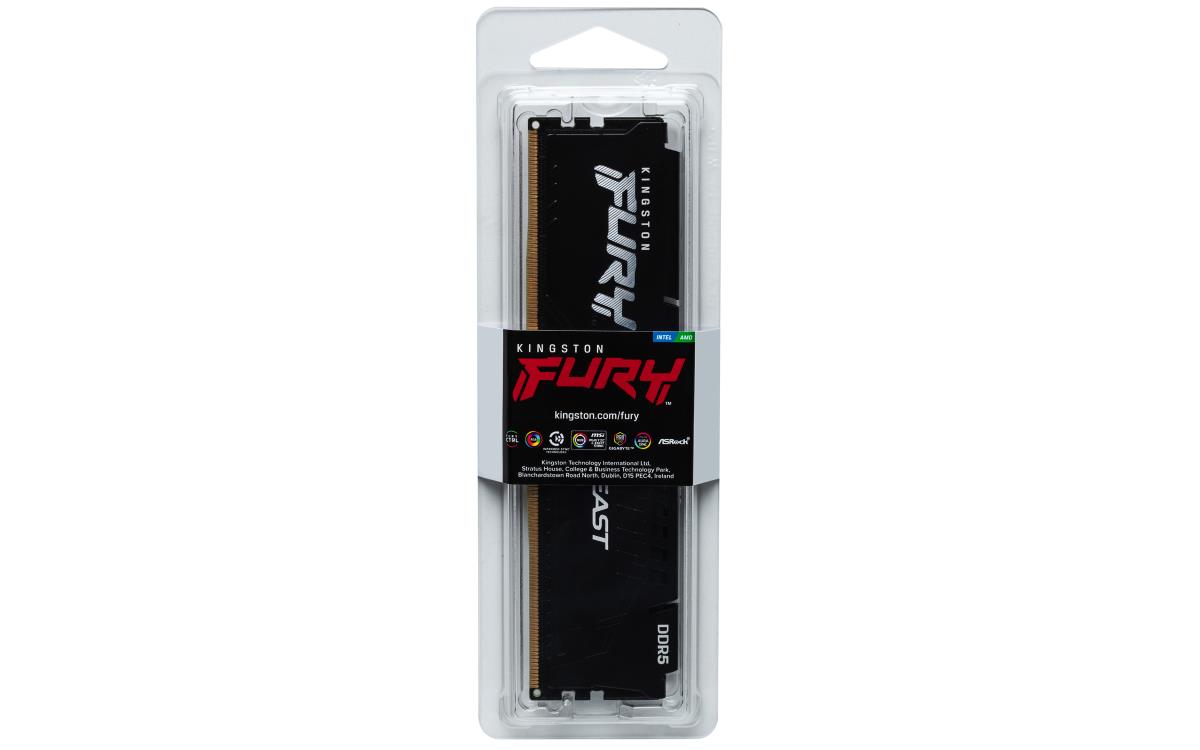 16GB Ddr5 5200MHz Cl40 DIMM Fury Beast Black