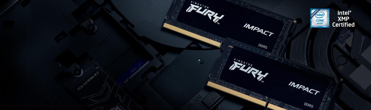 16GB Ddr5 4800MHz Cl38 SoDIMM (kit Of 2) Fury Impact