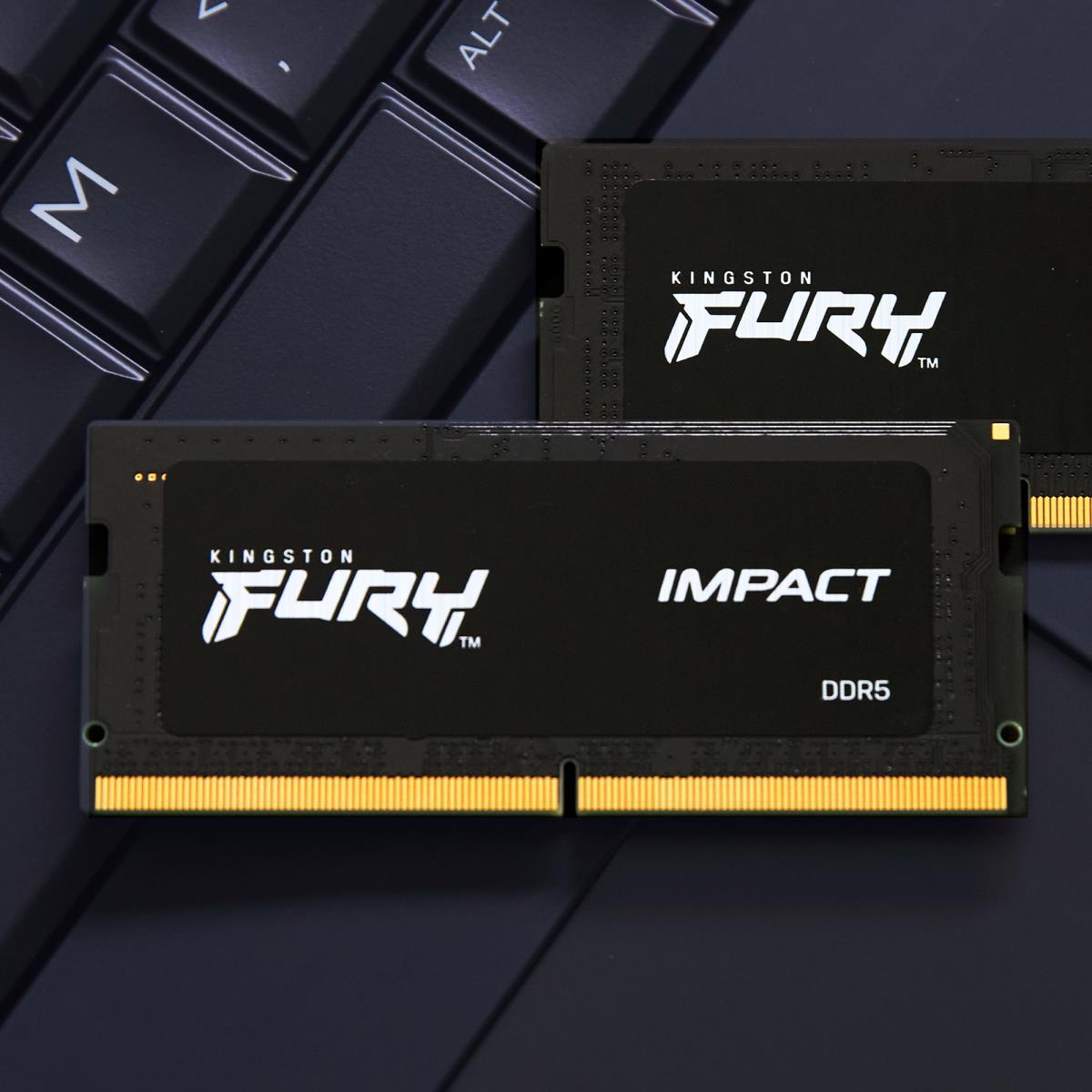 16GB Ddr5 4800MHz Cl38 SoDIMM (kit Of 2) Fury Impact