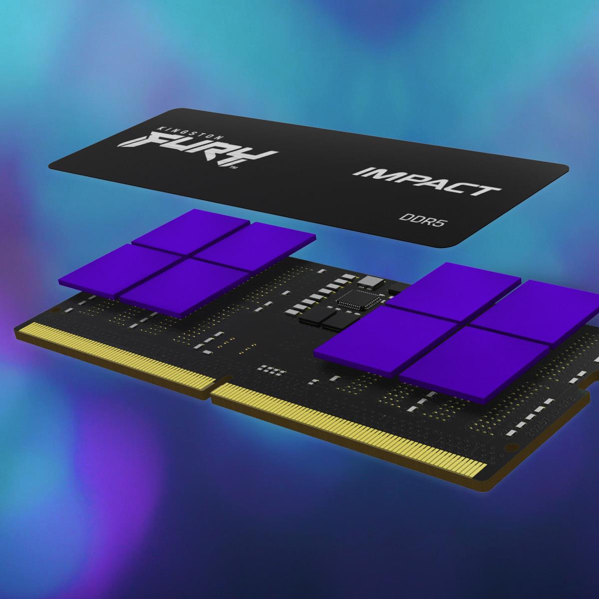 16GB Ddr5 4800MHz Cl38 SoDIMM (kit Of 2) Fury Impact